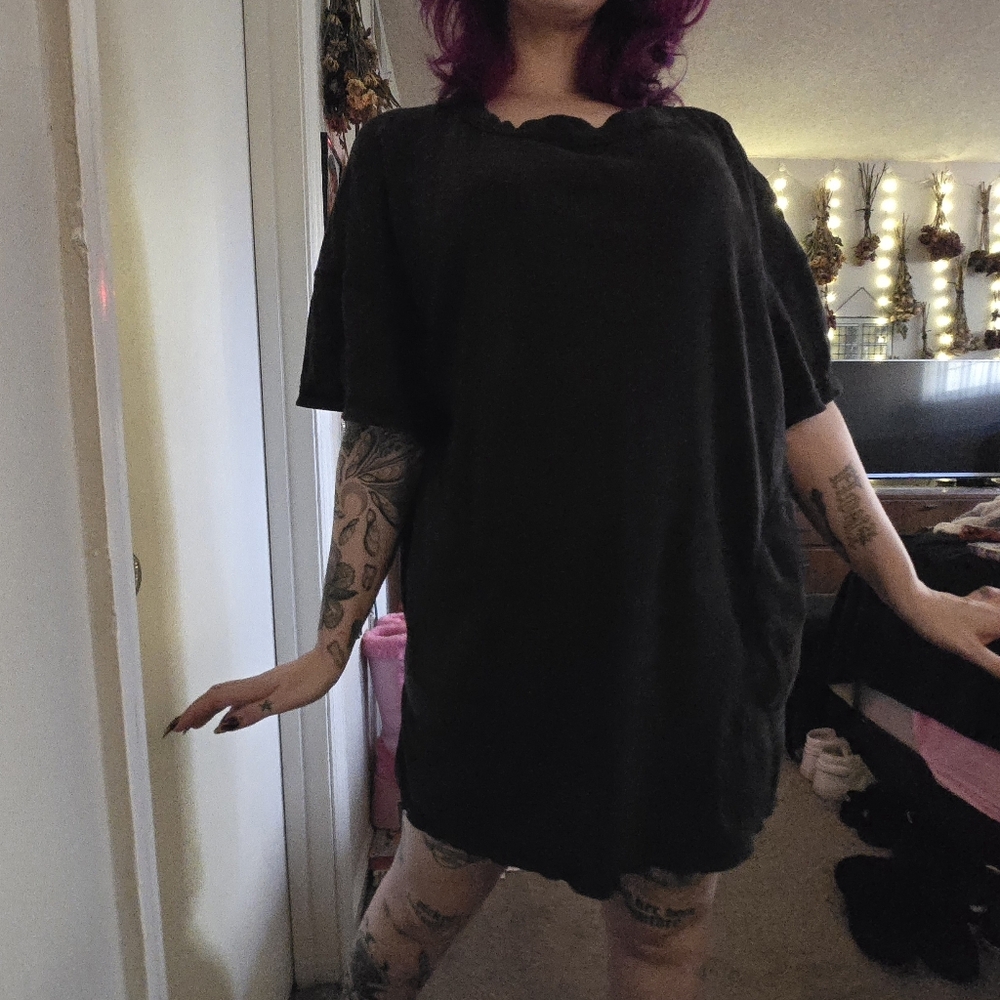 Free People Intimately Better Days Sleep Tee Oversized W Pockets